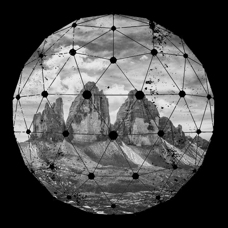 Trois Cnes Dolomites Forme géométrique Polygone