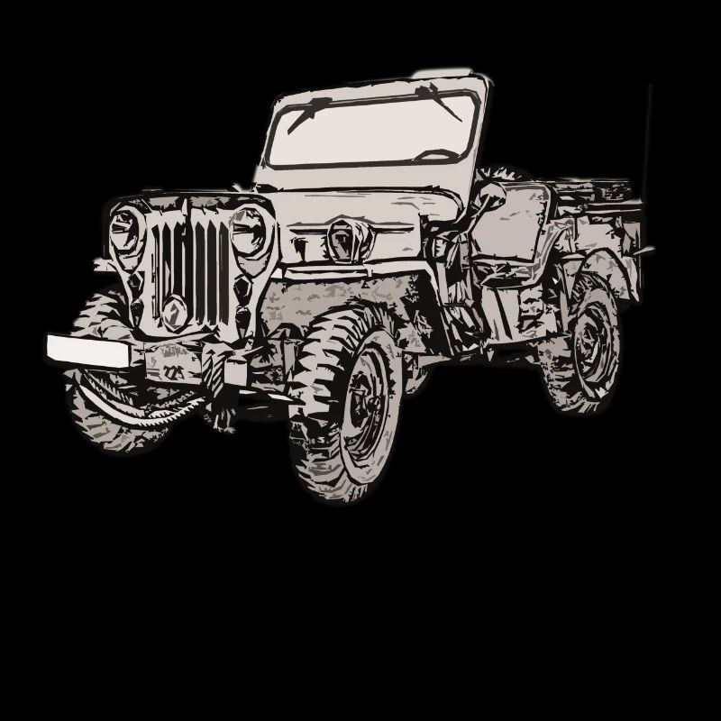 Le dessin de jeep de Willy