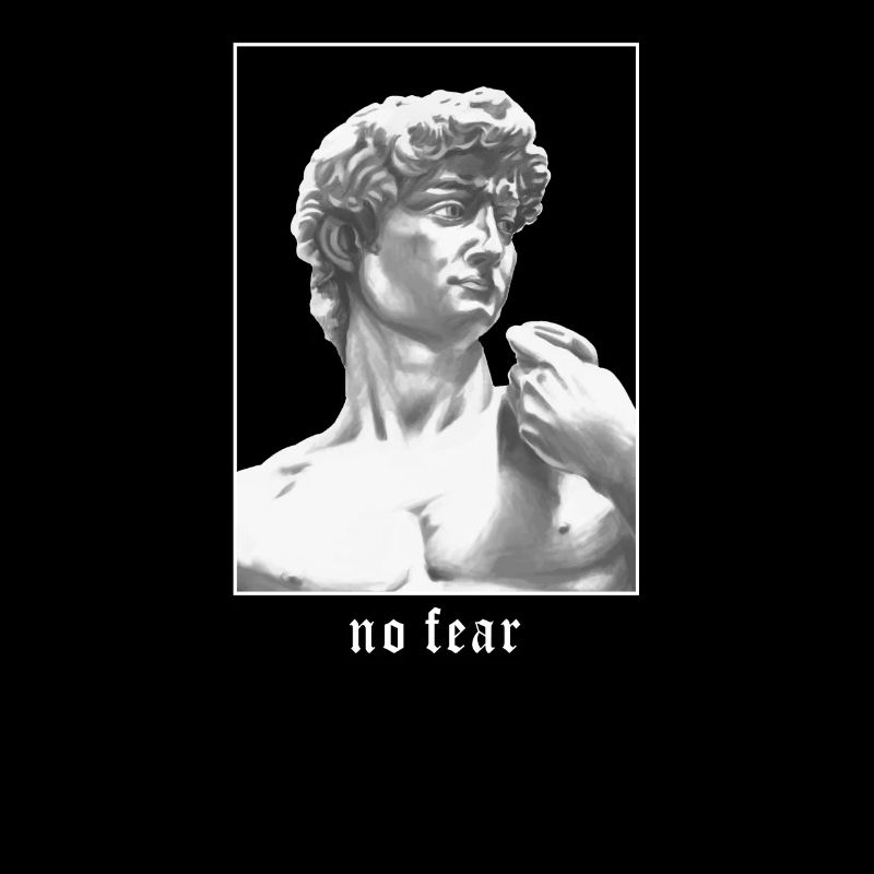 Michelangelo keine Angst David Kunst Geschenk