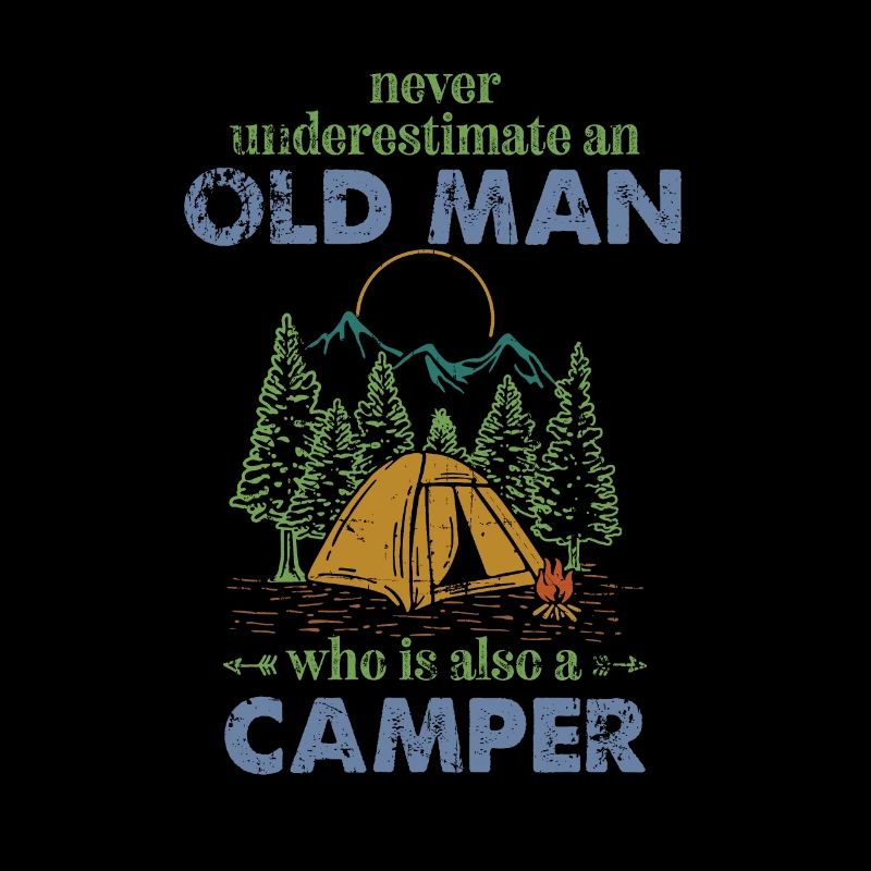 Camping The Old Man Camper Geschenkidee