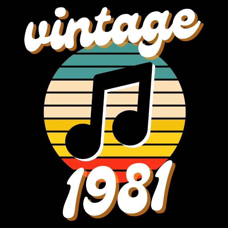 born vintage year 1981 gift idea 80s
