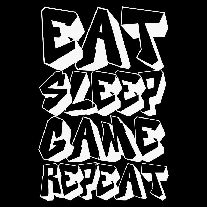 Eat Sleep Game Répéter