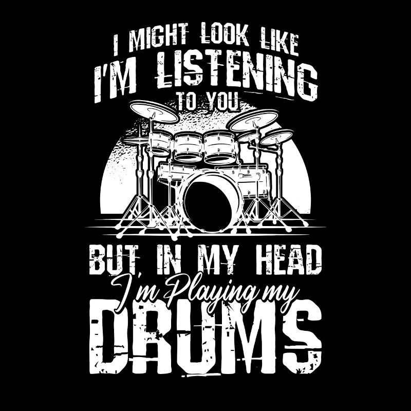 Drummer Schlagzeug Spruch Drummer Band Geschenk