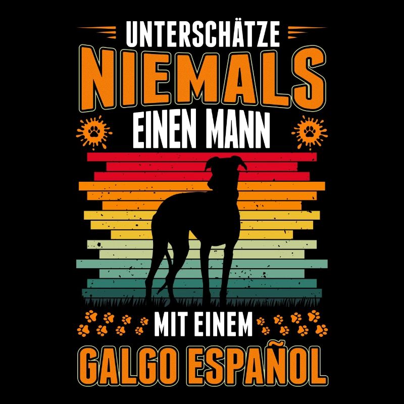 Galgo Español Mann Spanischer Windhund