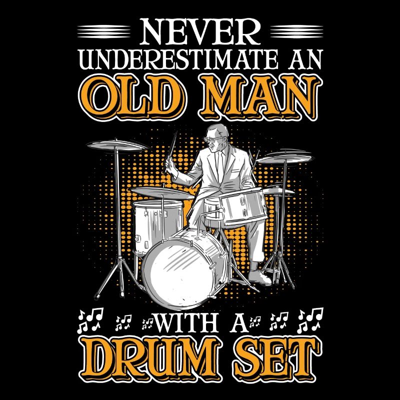 Batterie Old Man Batteur Batteur