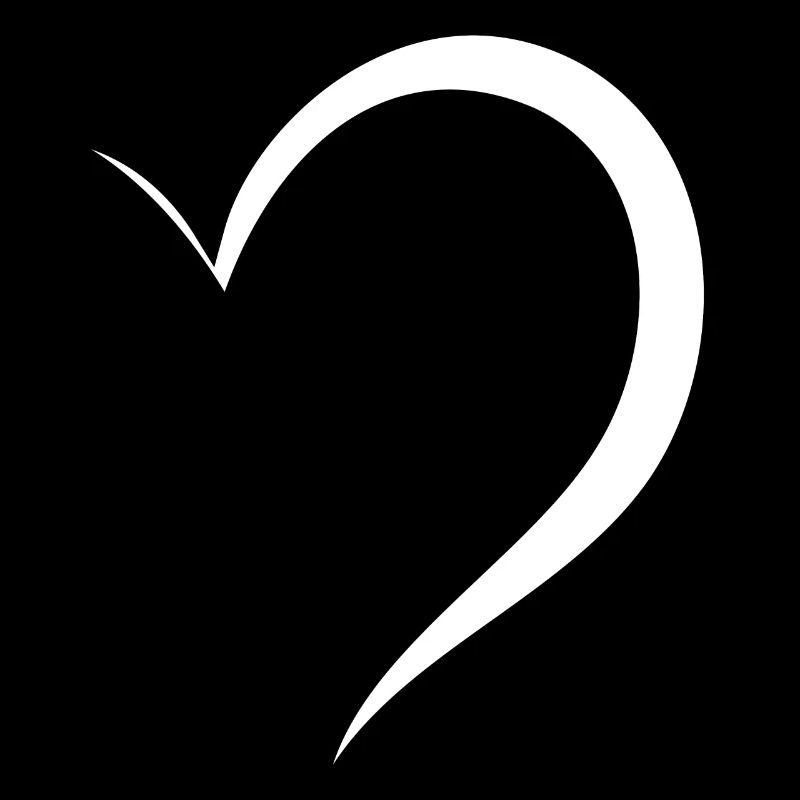 Half White Heart