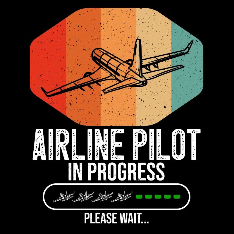 Airline Pilot In Progress Future Airline Pilot Kid