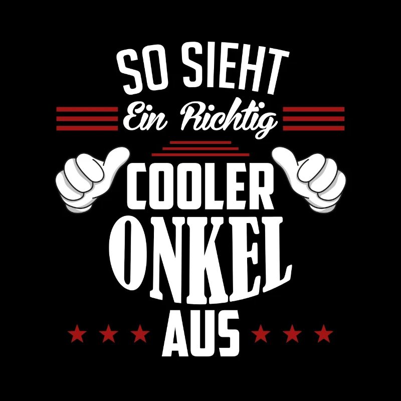 So sieht ein richtig cooler Onkel aus Onkel
