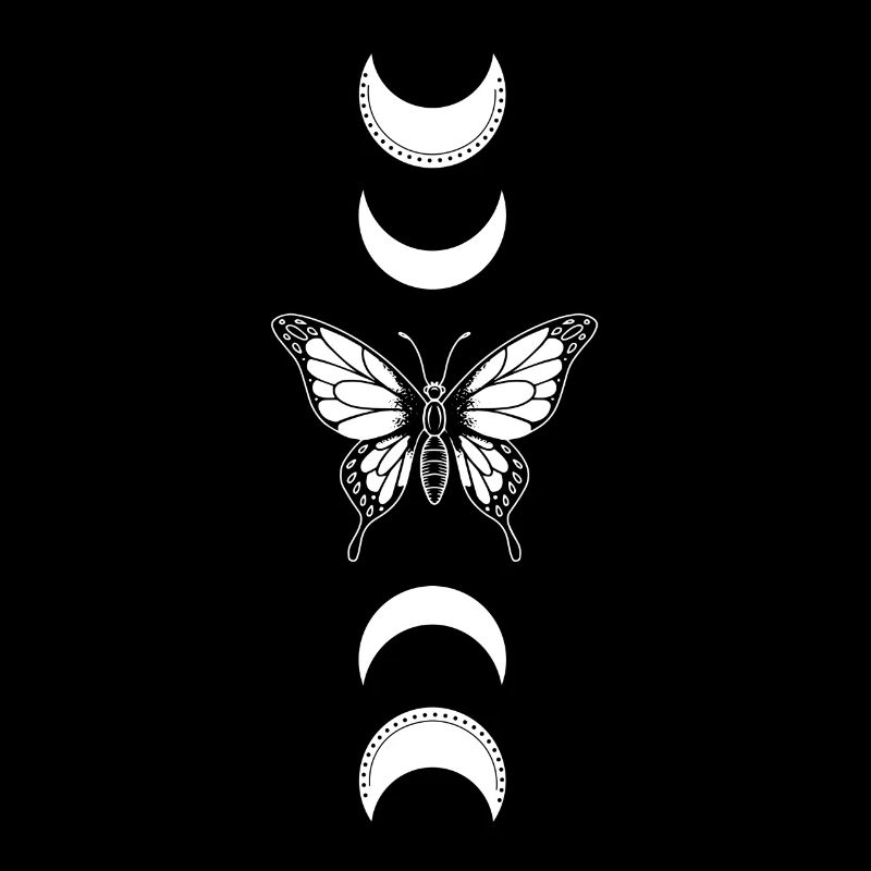 Monarch Butterfly Moon Soft Grunge Esthétique