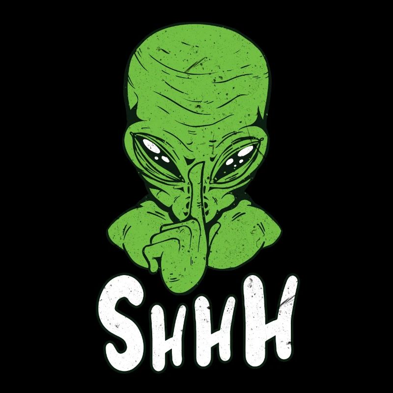Psst Professeur de classe d’école tranquille Alien
