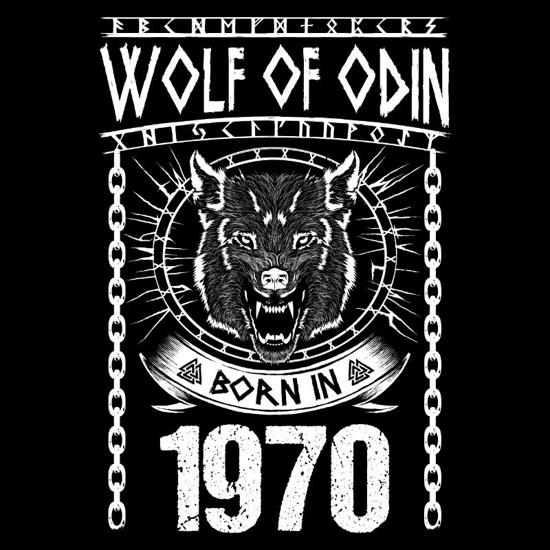 Wolf Odin's Geri Freki born 1970 Vikings