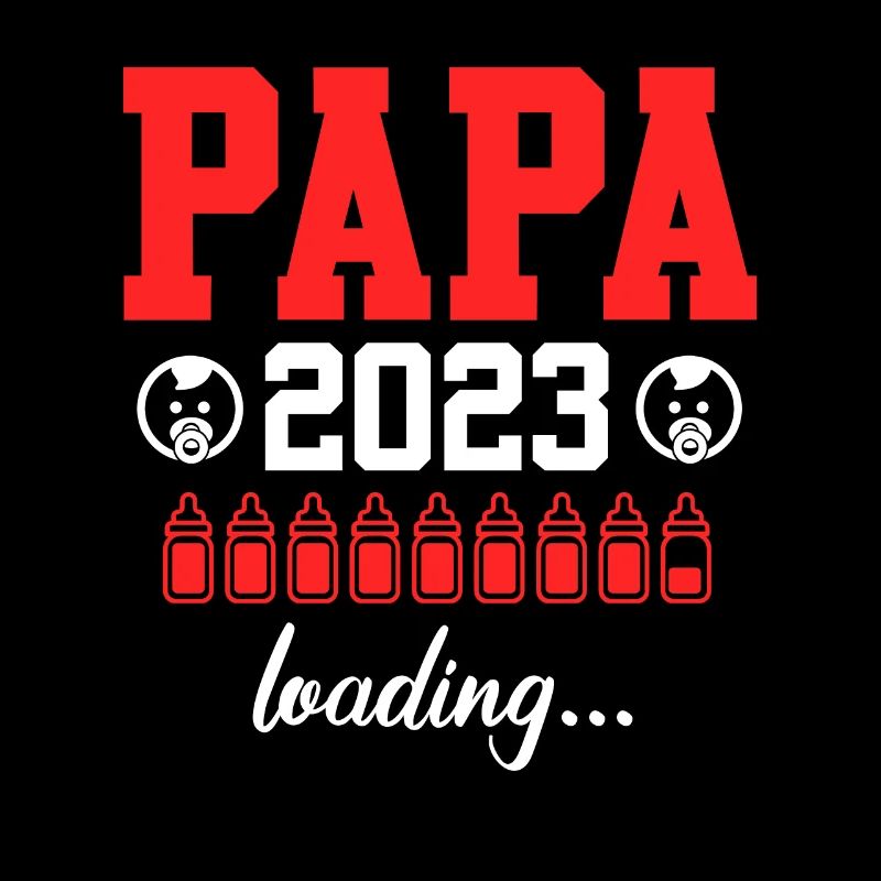 Papa 2023 loading werdender Papa Vater 2023