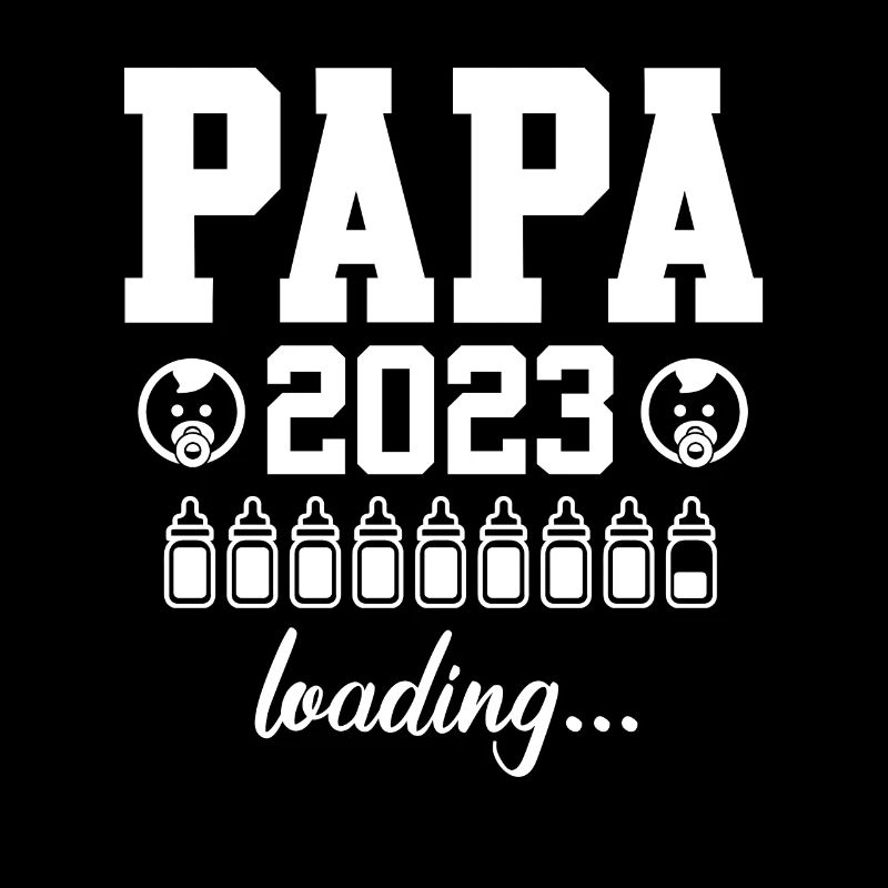 Papa 2023 loading werdender Papa Vater 2023