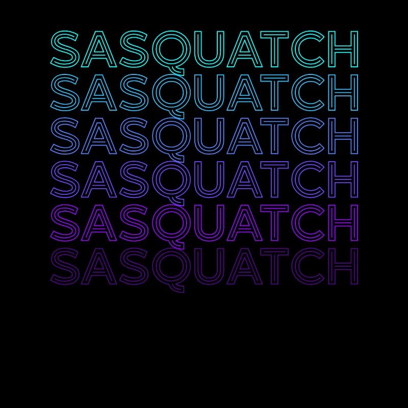 Sasquatch Bigfoot Rétro