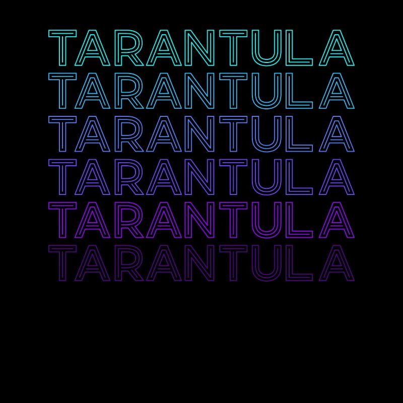 Tarantel Spinne Retro