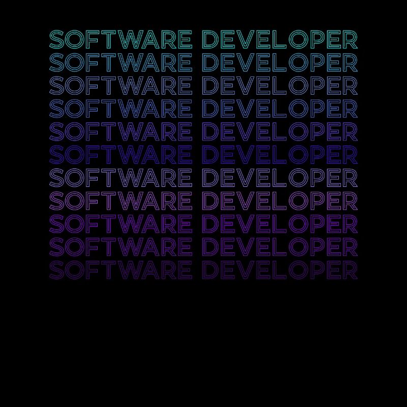 Software Developer Computer Programmer Retro