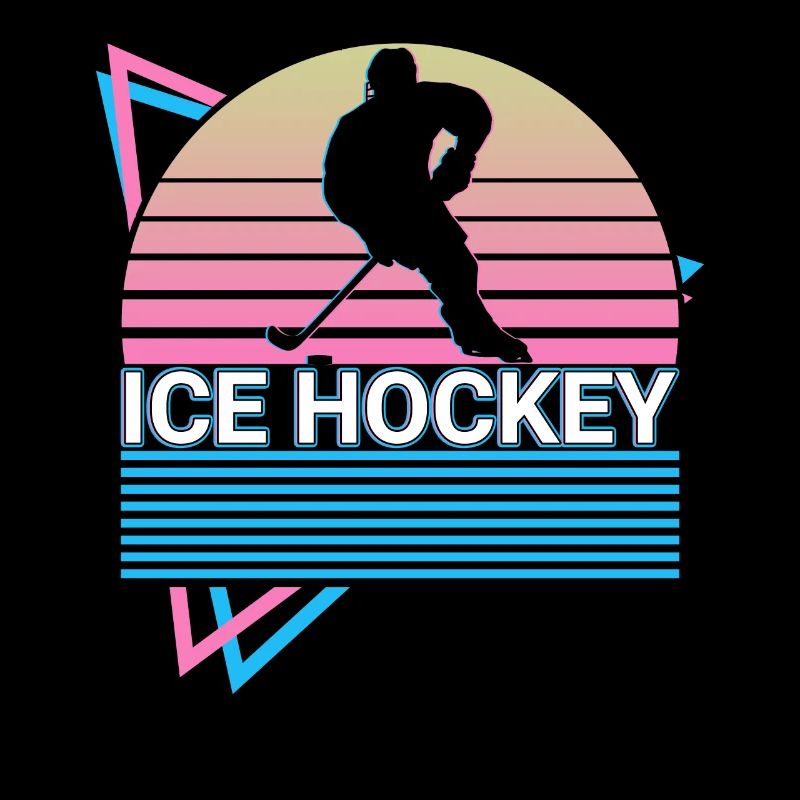 Eishockey Retro Geschenk