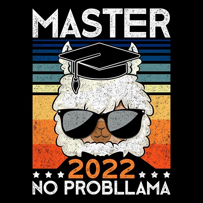 Vintage Master 2022 No Probllama Spruch Master