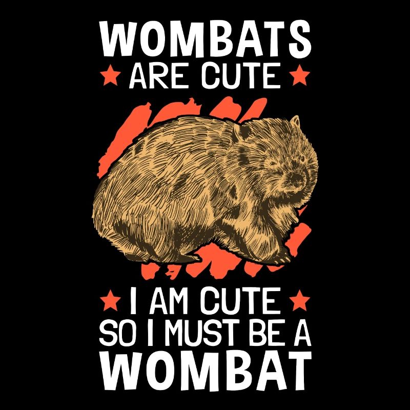 Also bin ich ein Wombat Beuteltier