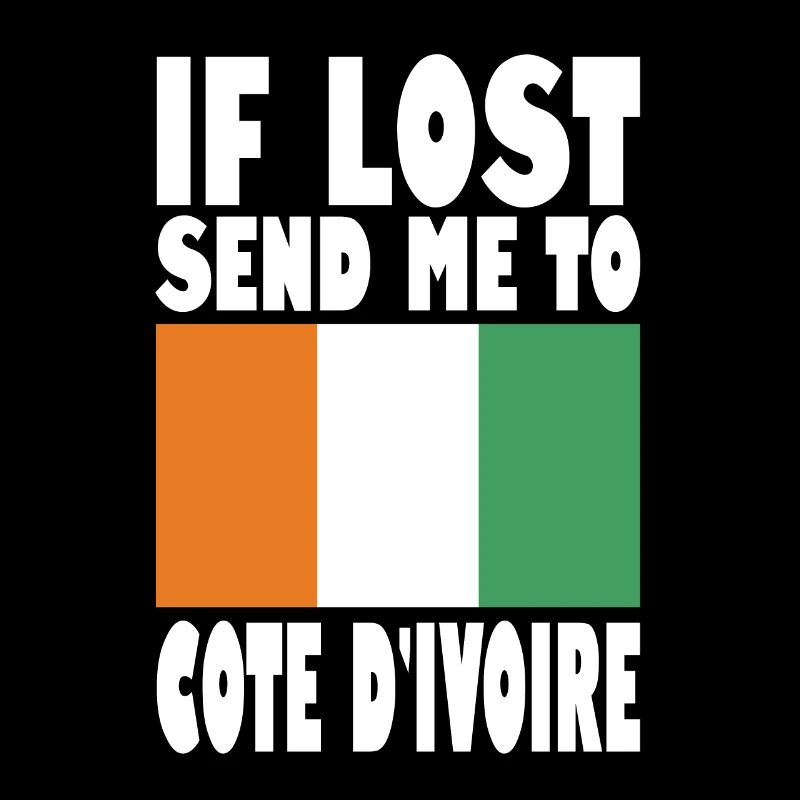 Cote Dívoire Flagge Spruch