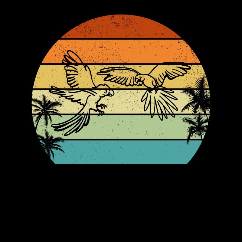 Macaw Bird Lover Parrot Bird Sunset Pap