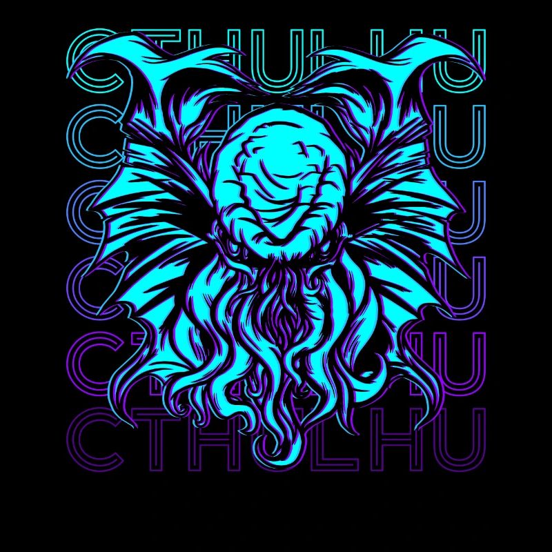 Cthulhu Necronomicon Monster Retro Geschenk