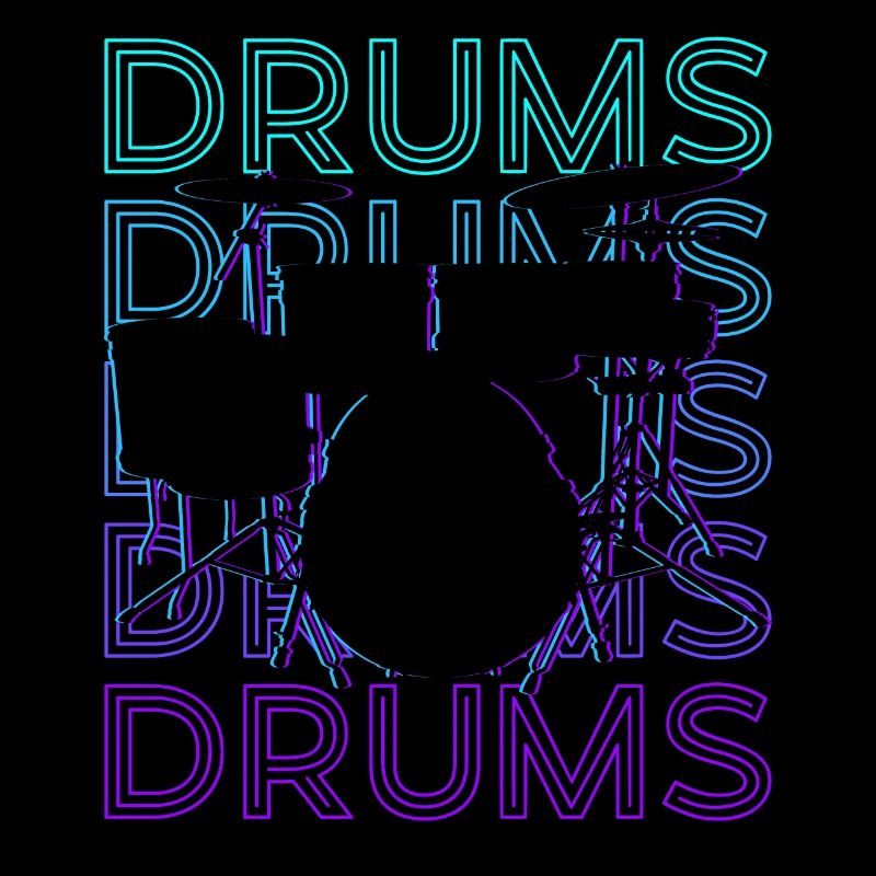 Drums Retro Gift