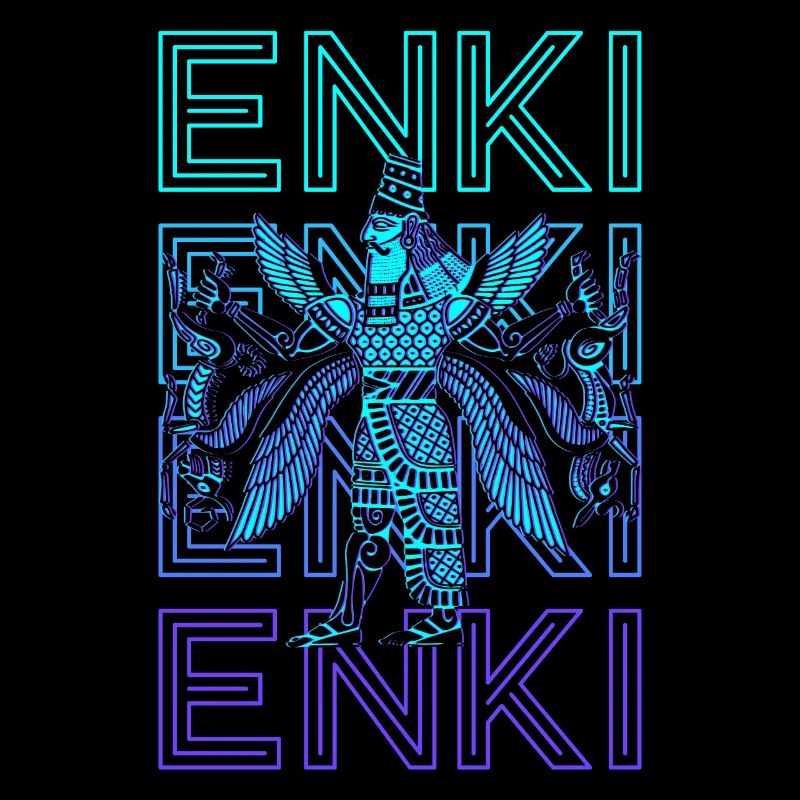Enki Ancient God Sumerian Mythology Ancient Got