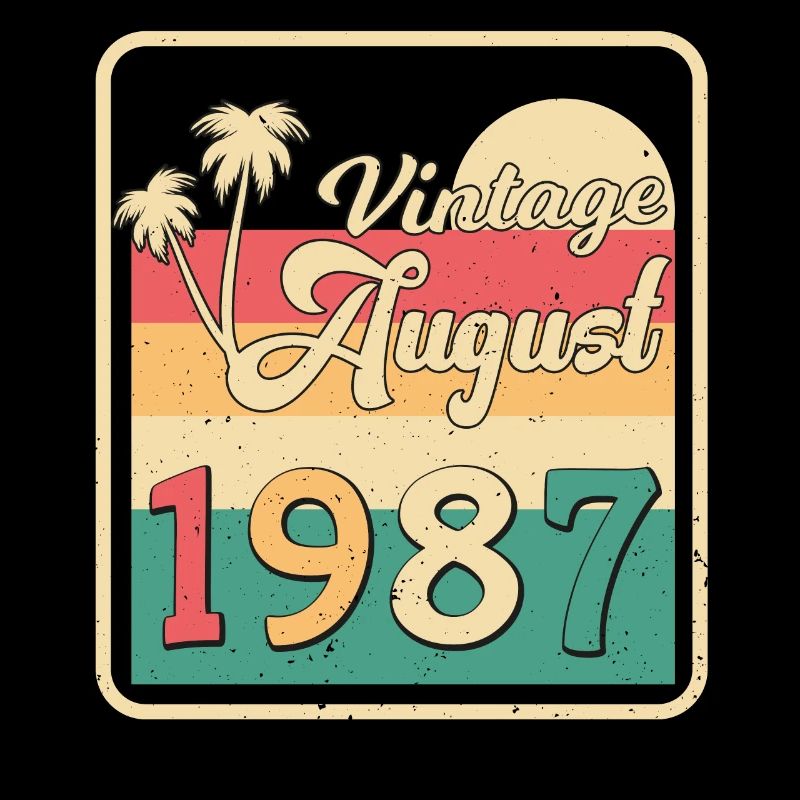 Salutations d’anniversaire pour août 1987