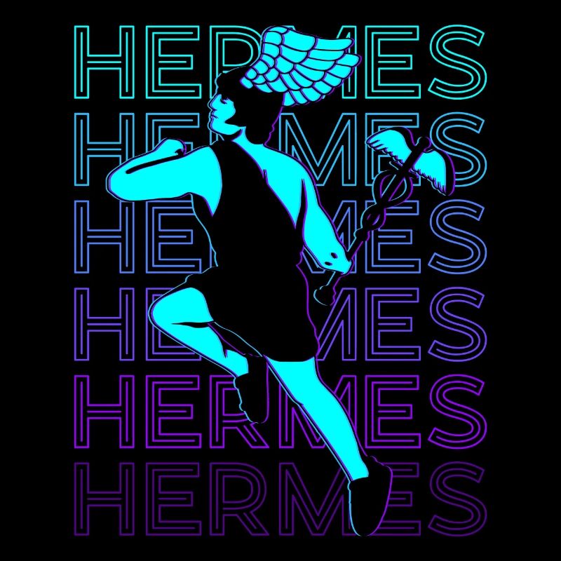 Hermes Gott der Geschwindigkeit Griechischer Gott