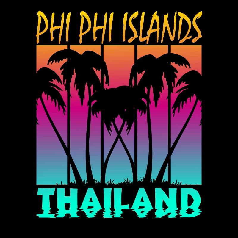 Vintage Phi Phi Islands Thailand