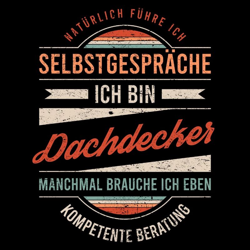 Dachdecker Arbeitskollege Kollege Geschenk Retro