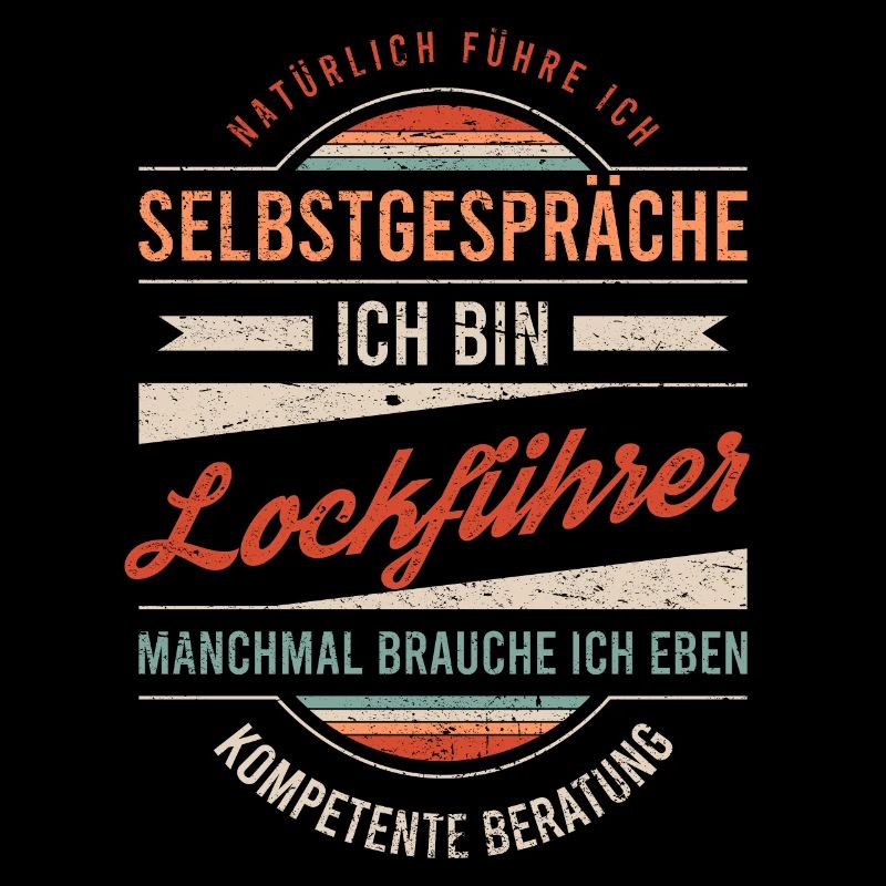 Lockführer Arbeitskollege Kollege Geschenk Retro