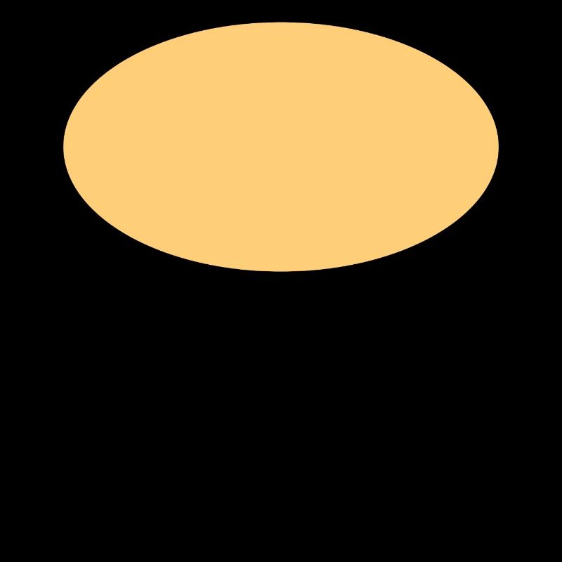 Yellow Oval Conception simple