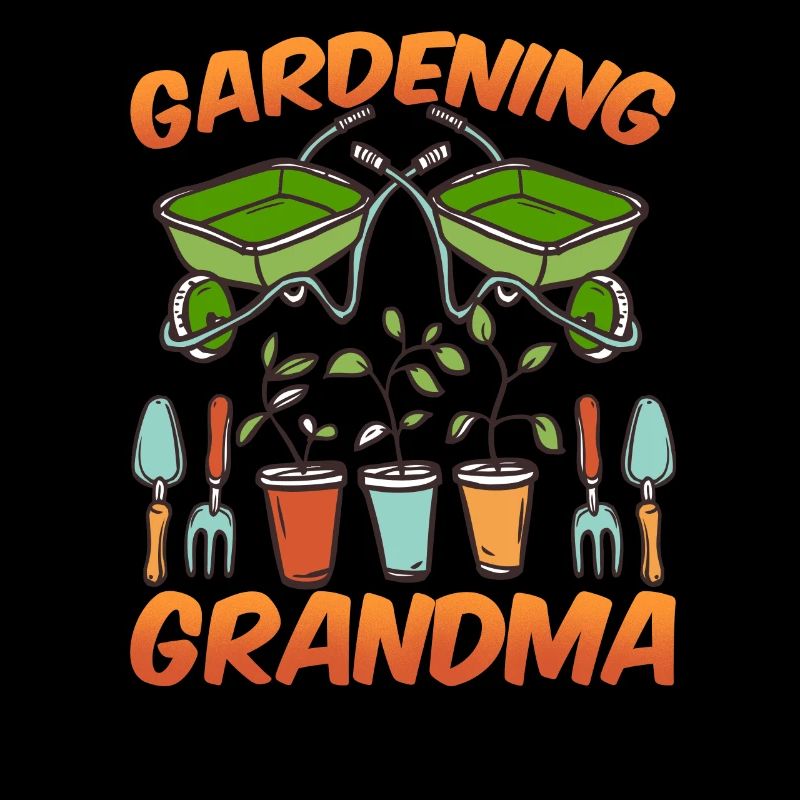 Havearbejde Bedstemor Bedstemor Gartner