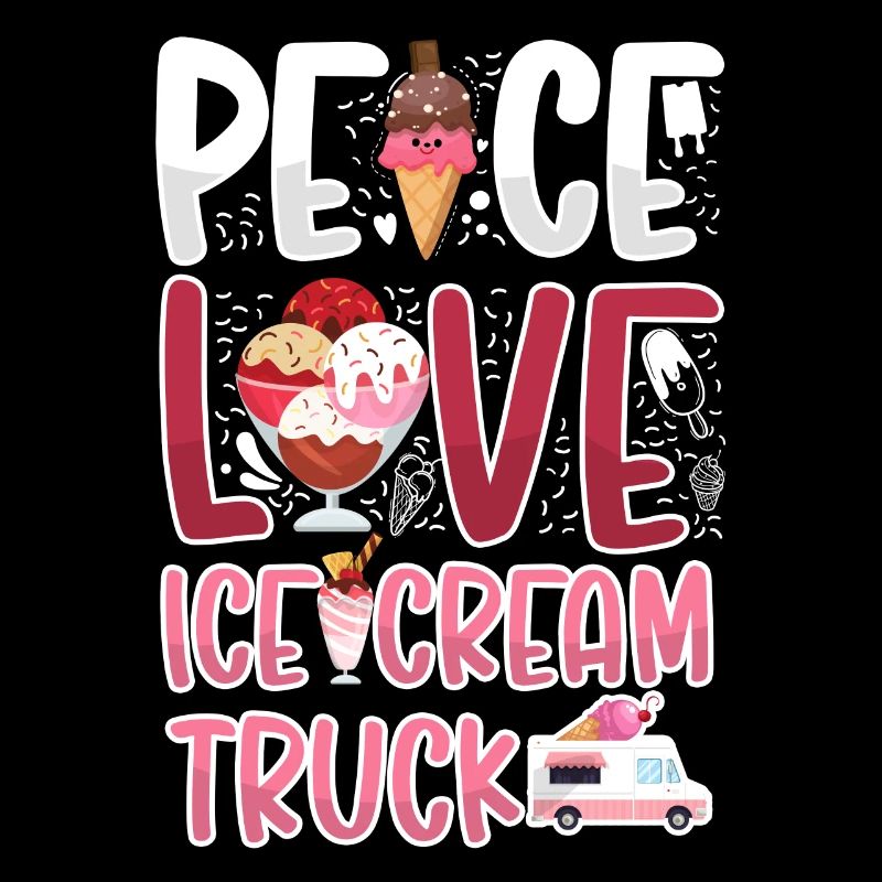 Crème glacée Camion de crème glacée Van Cone