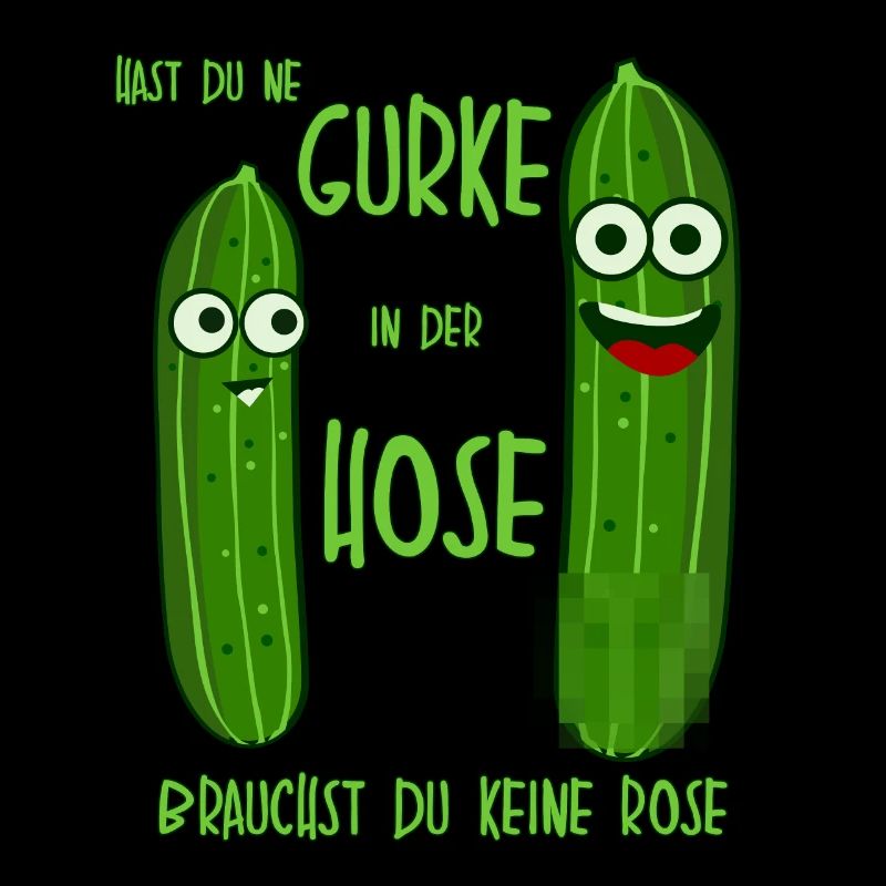 Gurke in der Hose Witz mit Gurken