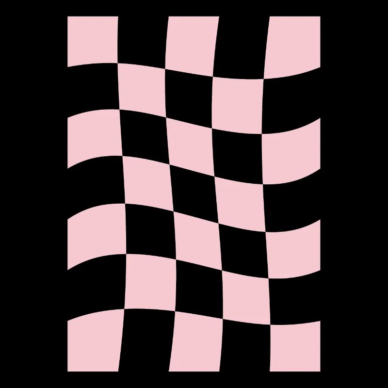 Danish pastel aesthetic pink checkered