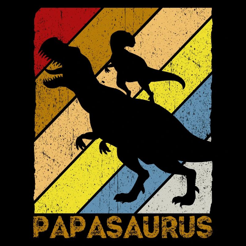 Papasaurus Dinosaurier Papa Saurus Vatertags Gesch