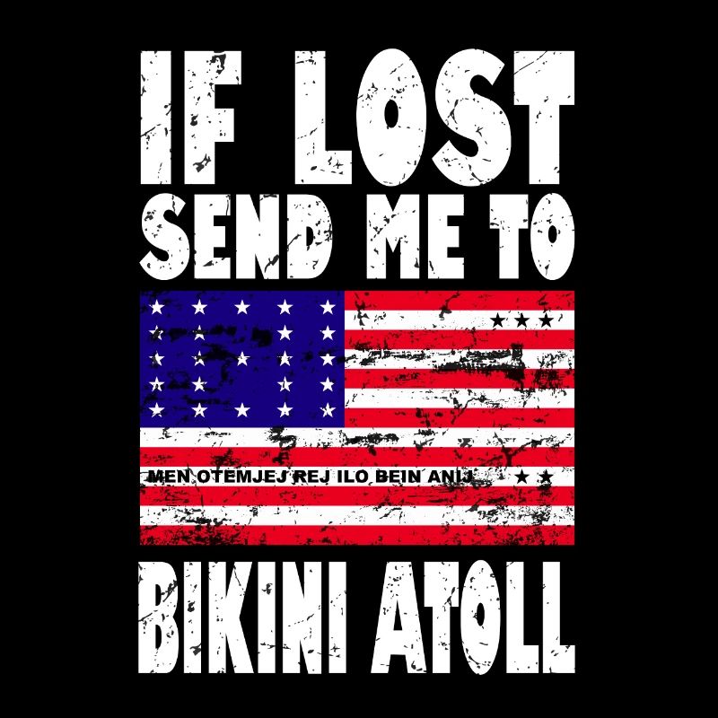 Bikini Atoll Flag Saying
