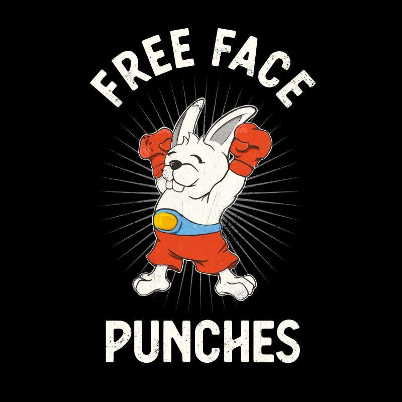 Coups de poing gratuits Drôle boxe Lapin Boxer Arts martiaux