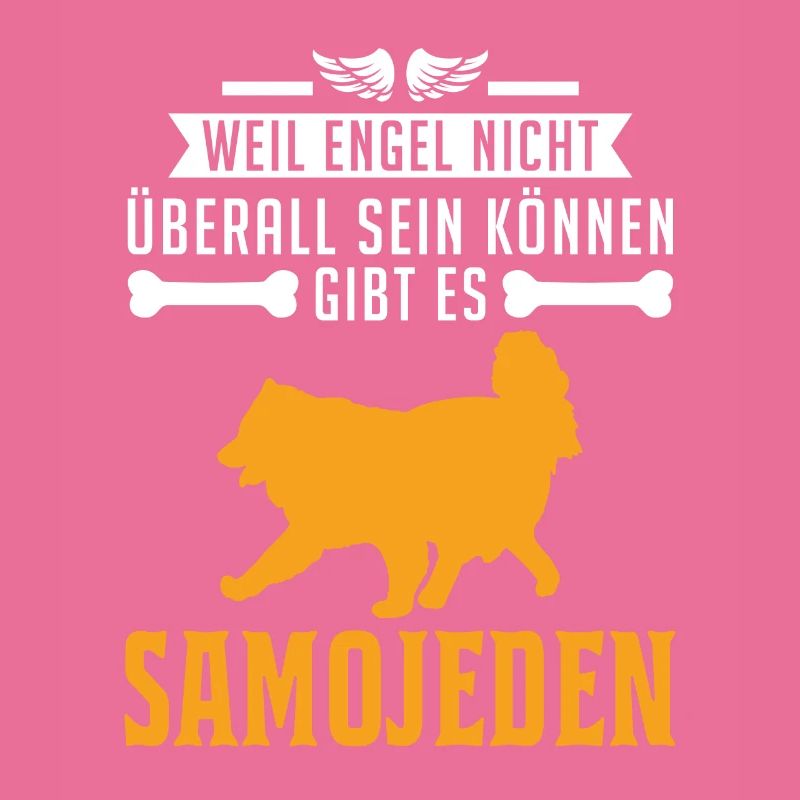Samojede Engel Schlittenhund Samojeden