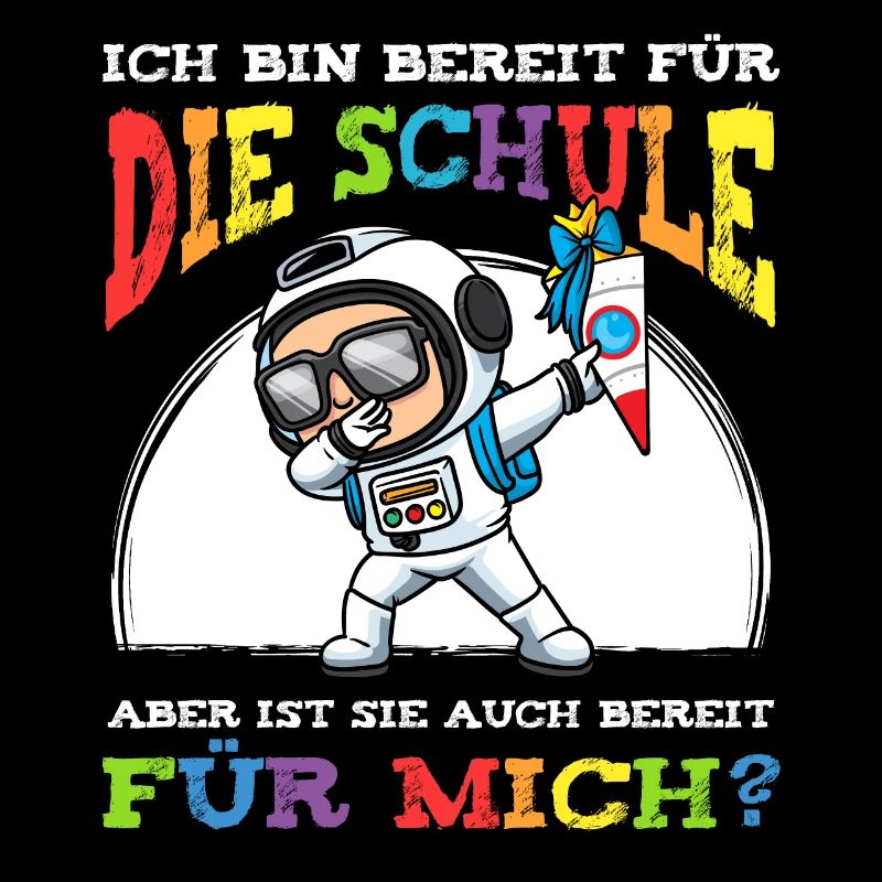 Schulkind Einschulung Astronaut