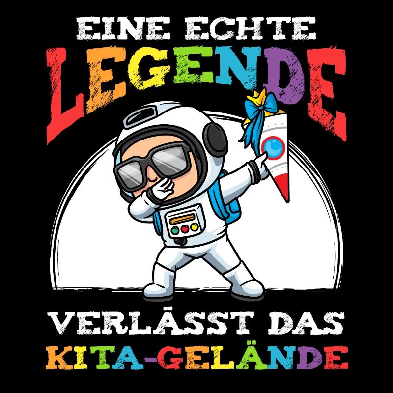 Schulkind Einschulung Astronaut
