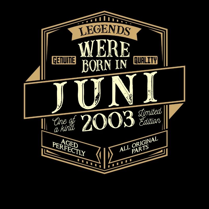 Juni 2003 Geburtstag Mann