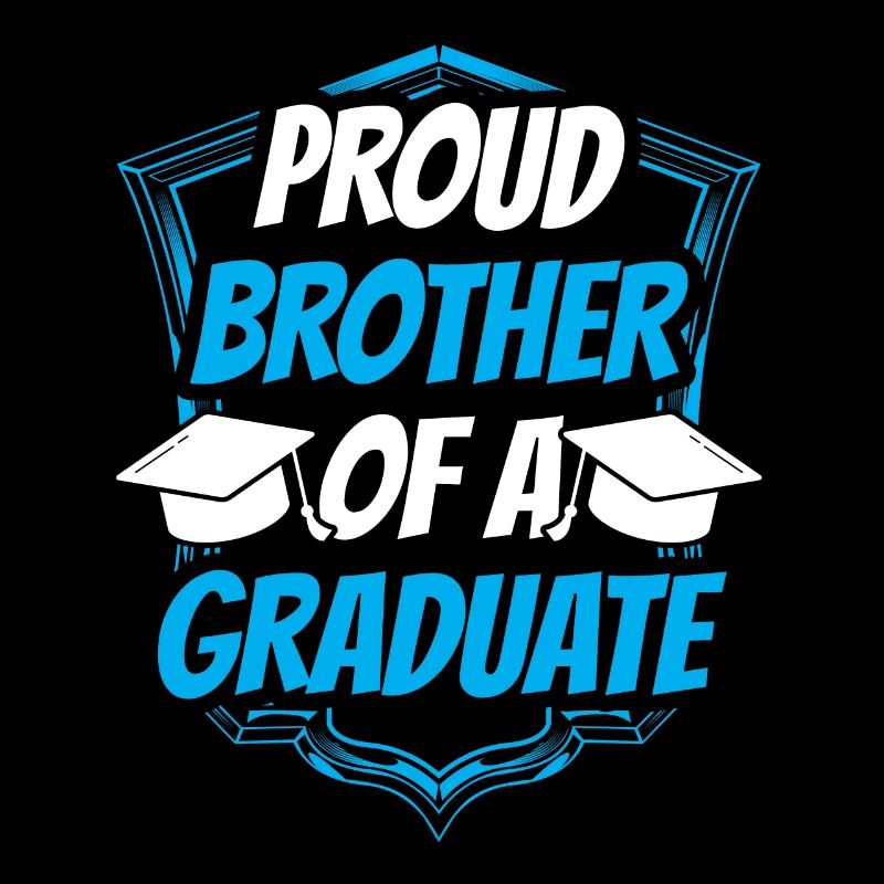 Fier frère d’un diplômé diplômé
