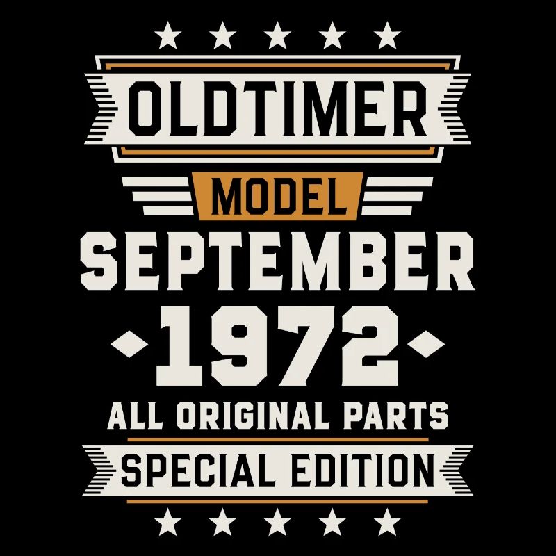 Oldtimer September 1972 Birthday Gift