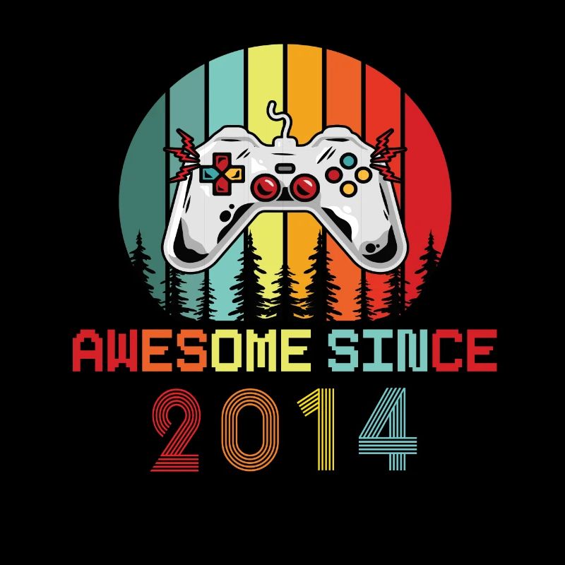 Awesome Since 2014 Geburtstag 2014 Vintage 2014