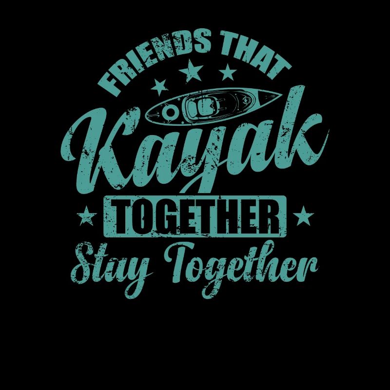 Les amis qui font du kayak ensemble restent ensemble