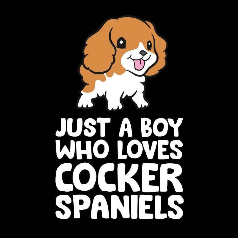 Just a Boy Who Loves Cocker Spaniels